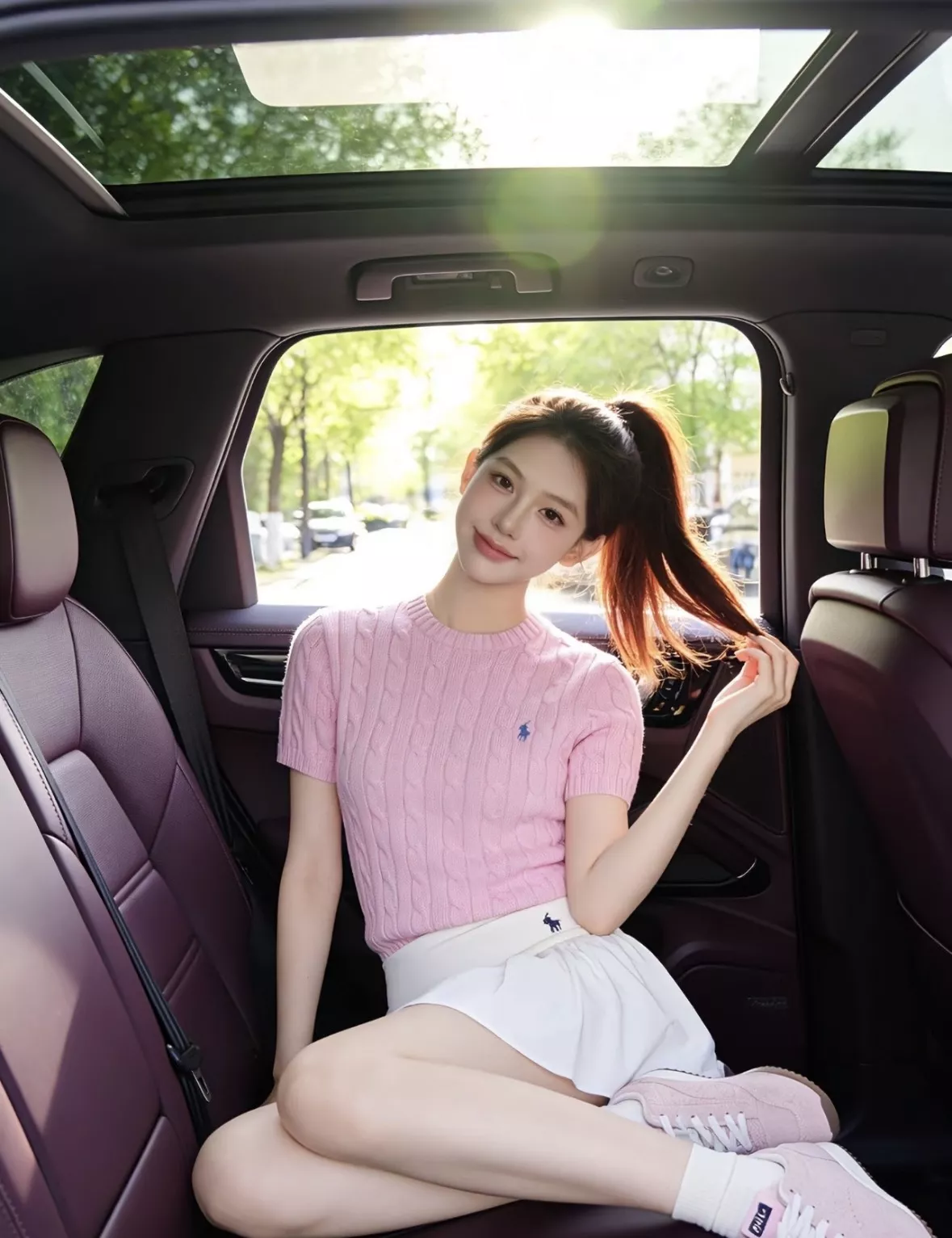 랄프로렌 여성 플리츠 A라인 스커트 상세 이미지 51