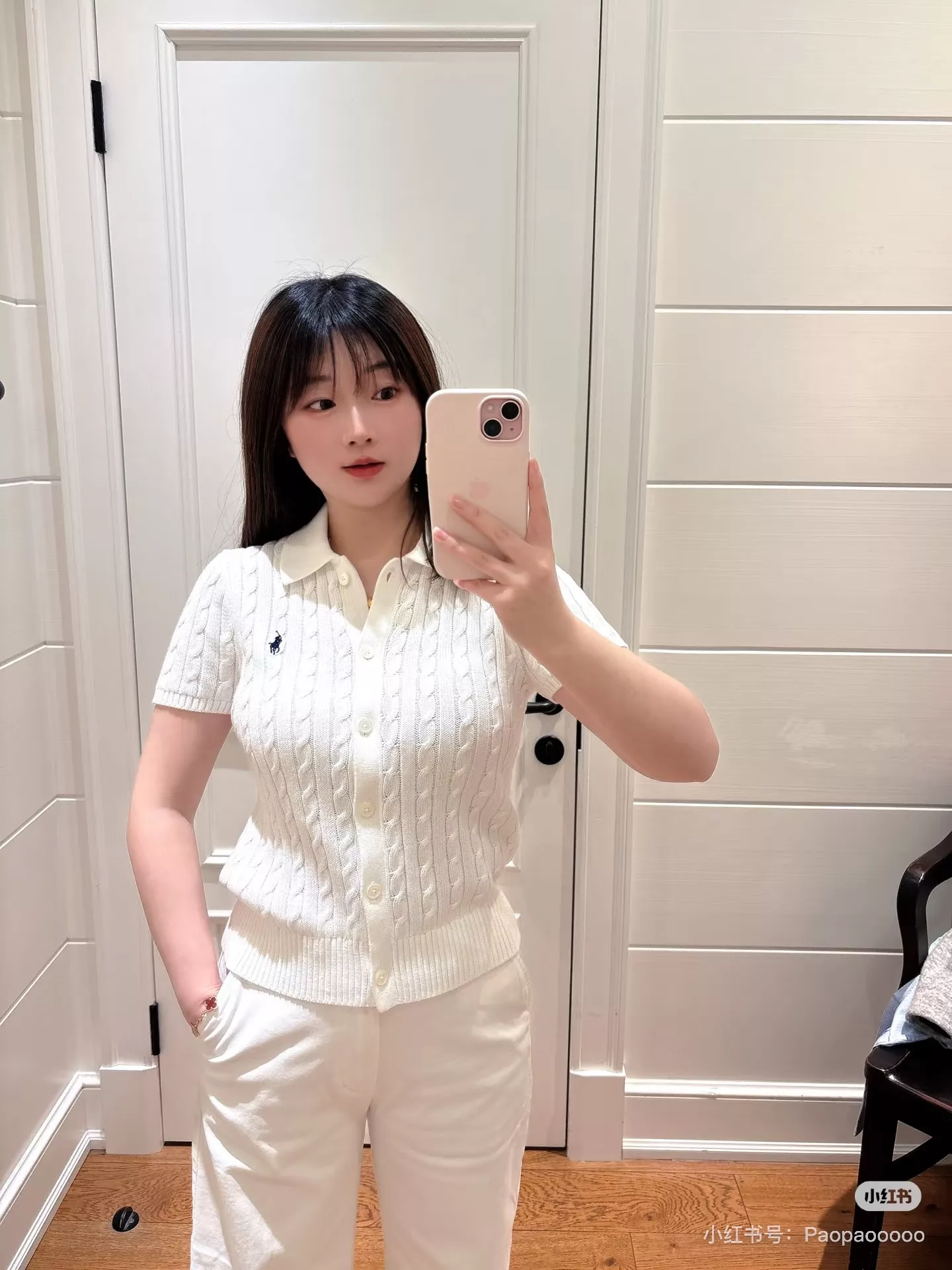 랄프로렌 여성 코튼 폴로 니트 가디건 상세 이미지 80