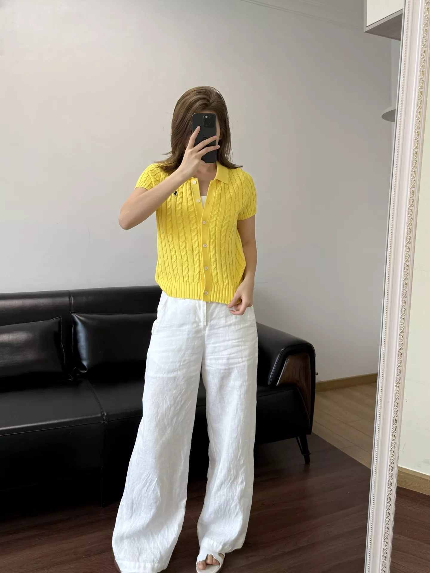 랄프로렌 여성 코튼 폴로 니트 가디건 상세 이미지 54