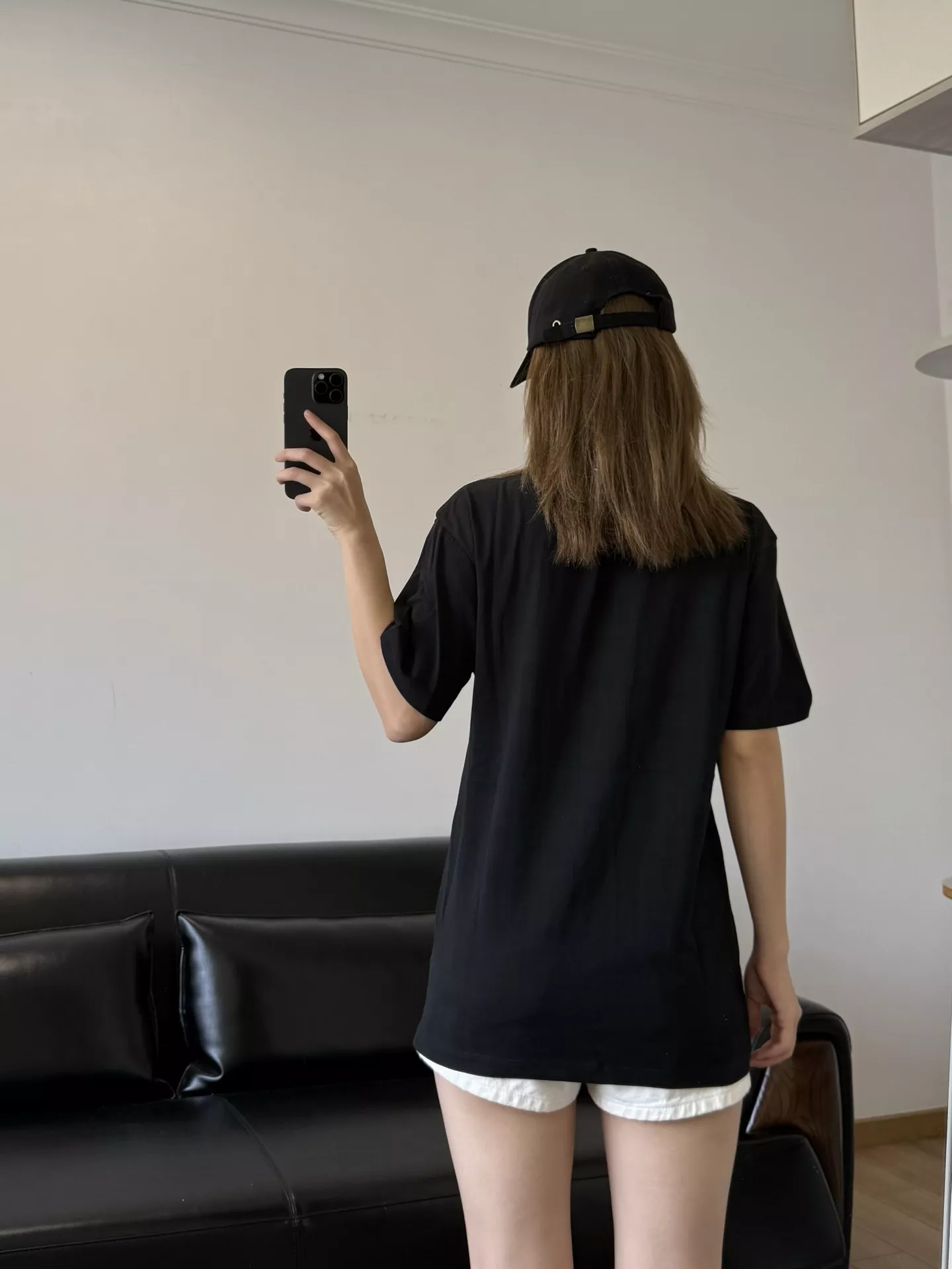 로에베 로고 자수 루즈핏 반팔 티셔츠 상세 이미지 33