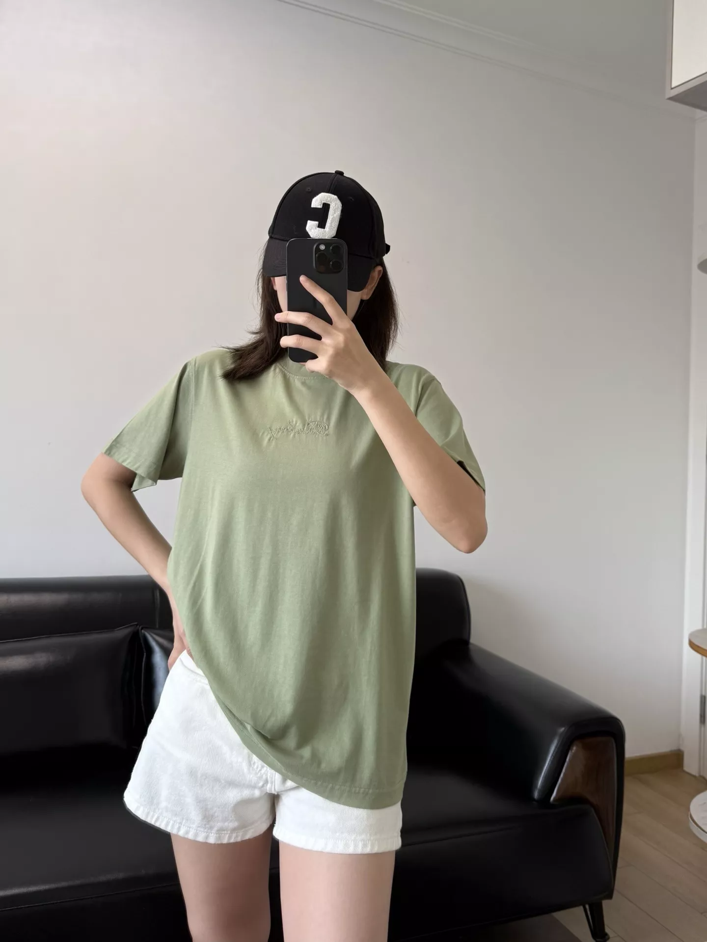 버버리 레터 자수 라운드 반팔 티셔츠 상세 이미지 34