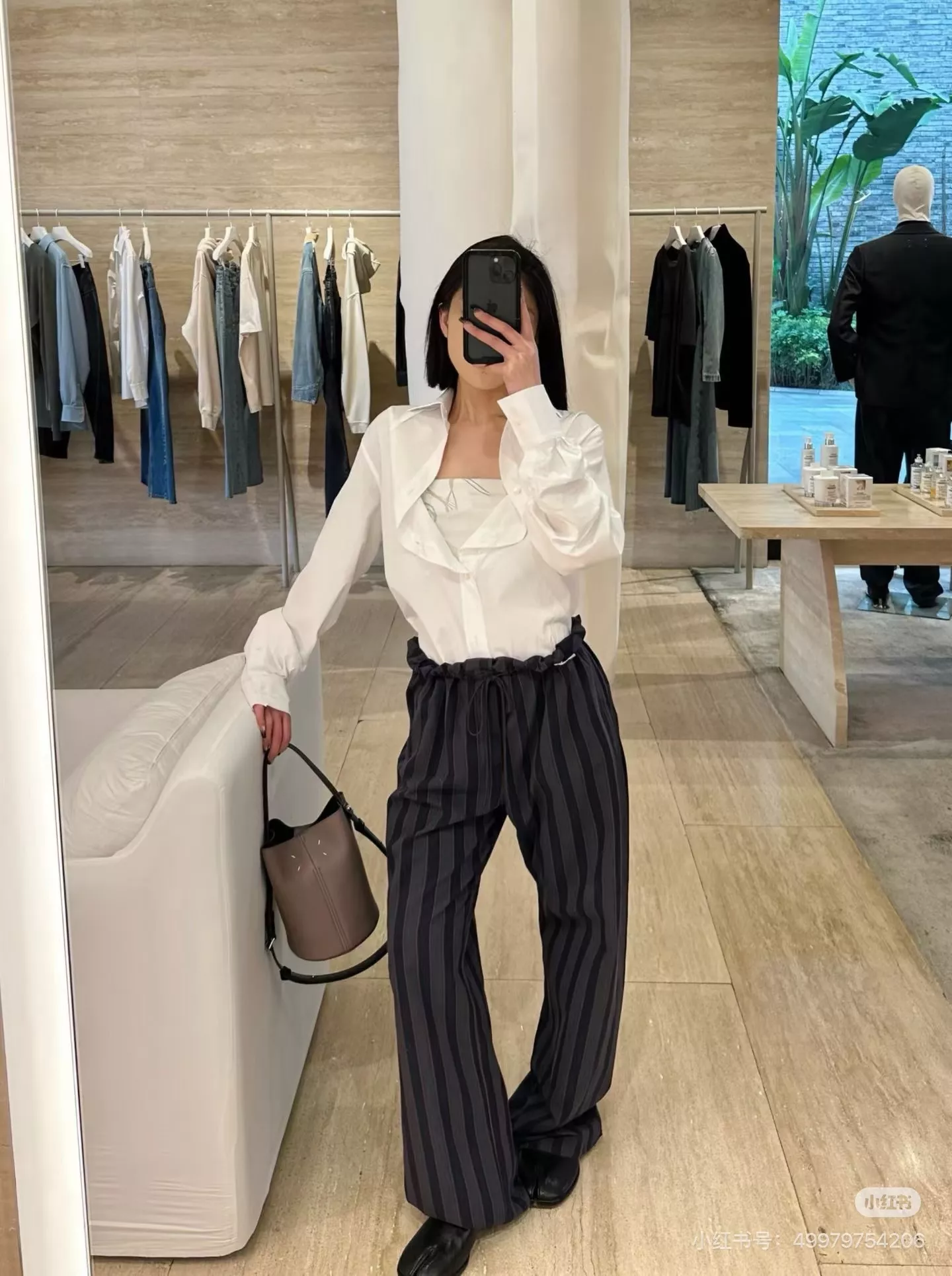 메종마르지엘라 스트라이프 와이드 팬츠 상세 이미지 47