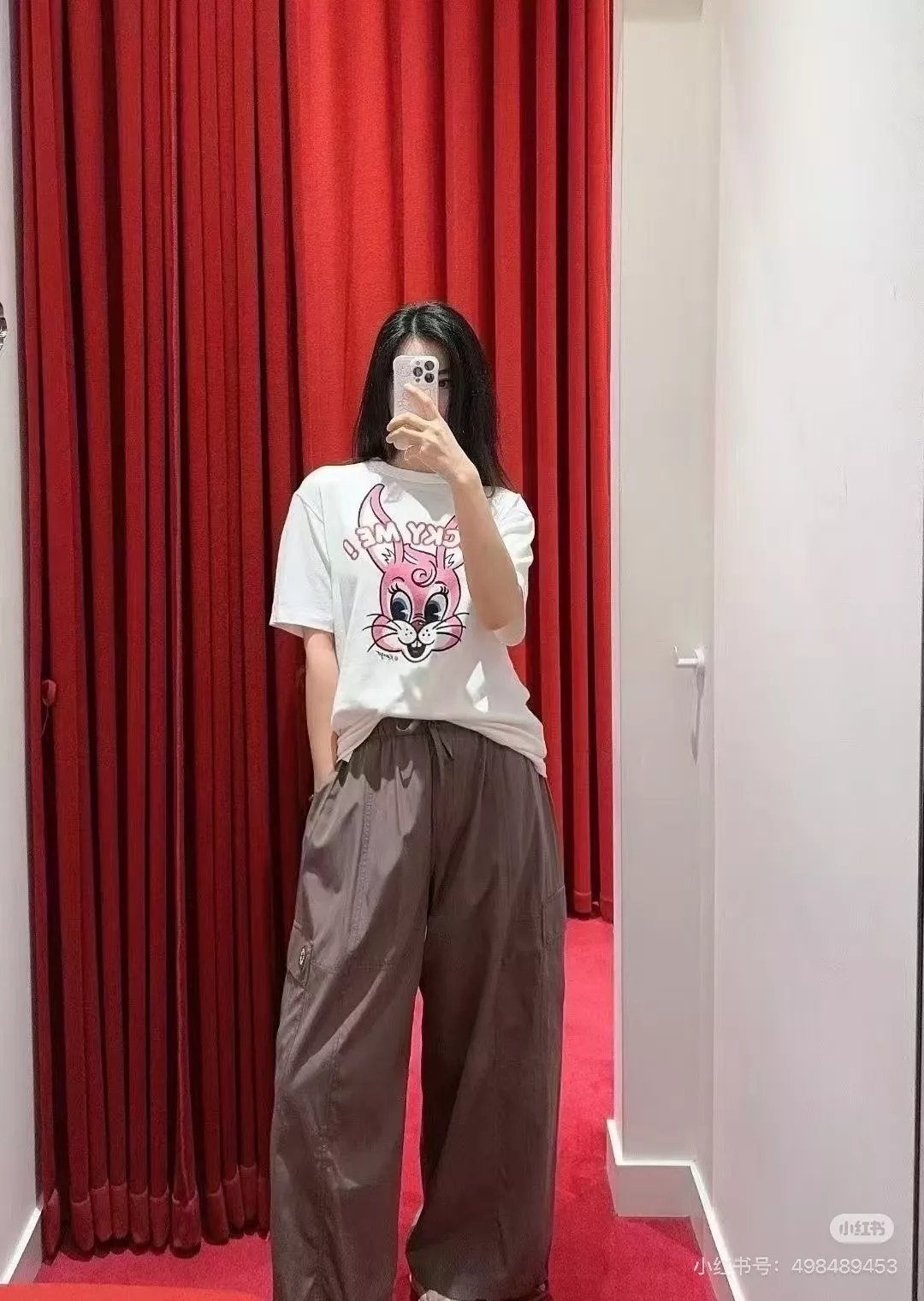 겐조 토끼 프린트 코튼 반팔 티 상세 이미지 46