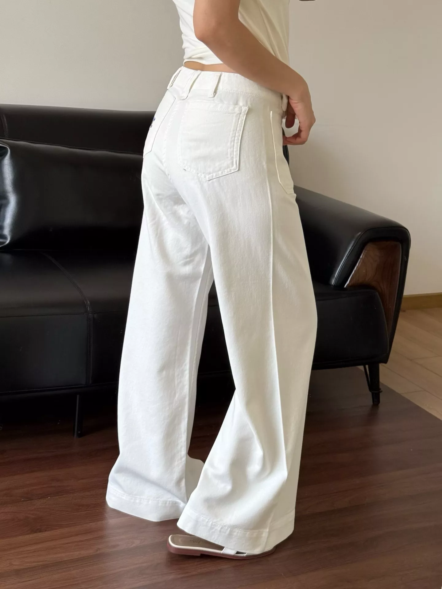 셀린느 트리옹프 자수 와이드 팬츠 상세 이미지 36
