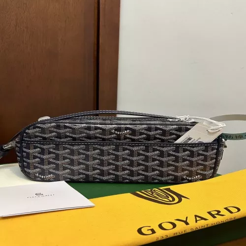 고야드 패턴 지퍼 카메라 숄더백