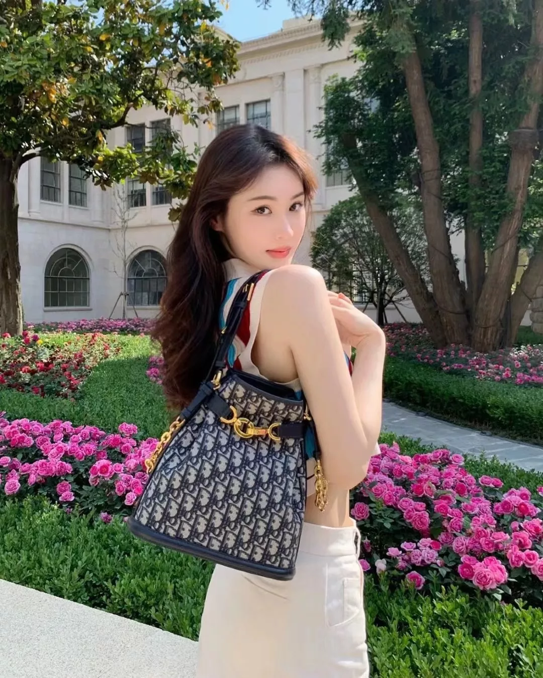 디올 오블리크 패턴 체인 스트랩 백 상세 이미지 13