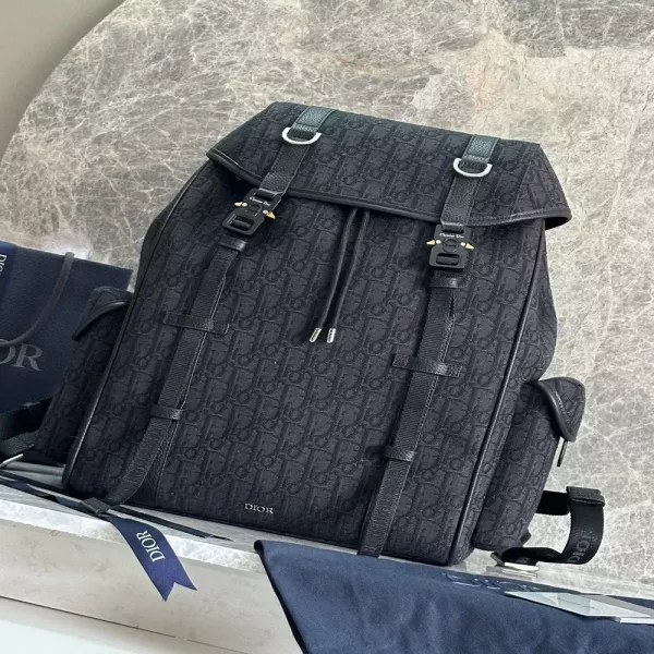 디올 오블리크 플랩 백팩