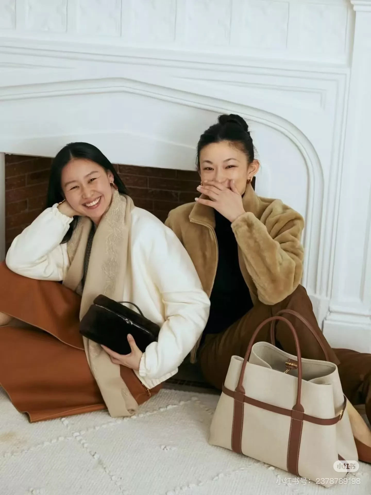 로로피아나 기에라 링 장식 캔버스 토트백 상세 이미지 18