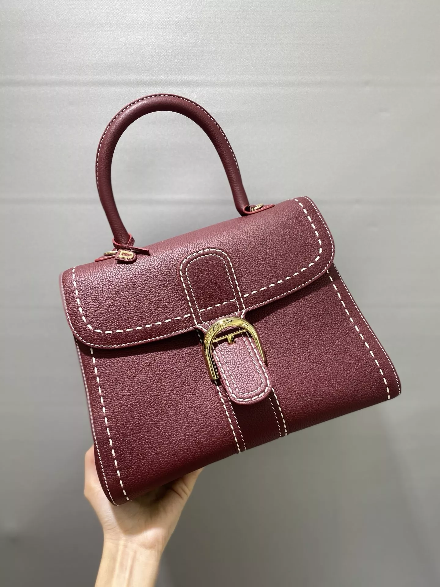 델보 브릴랑 외봉제 핸들백 상세 이미지 2