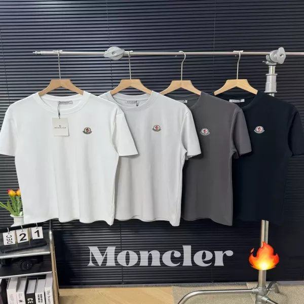 몽클레어 클래식 로고 속건 반팔 티셔츠