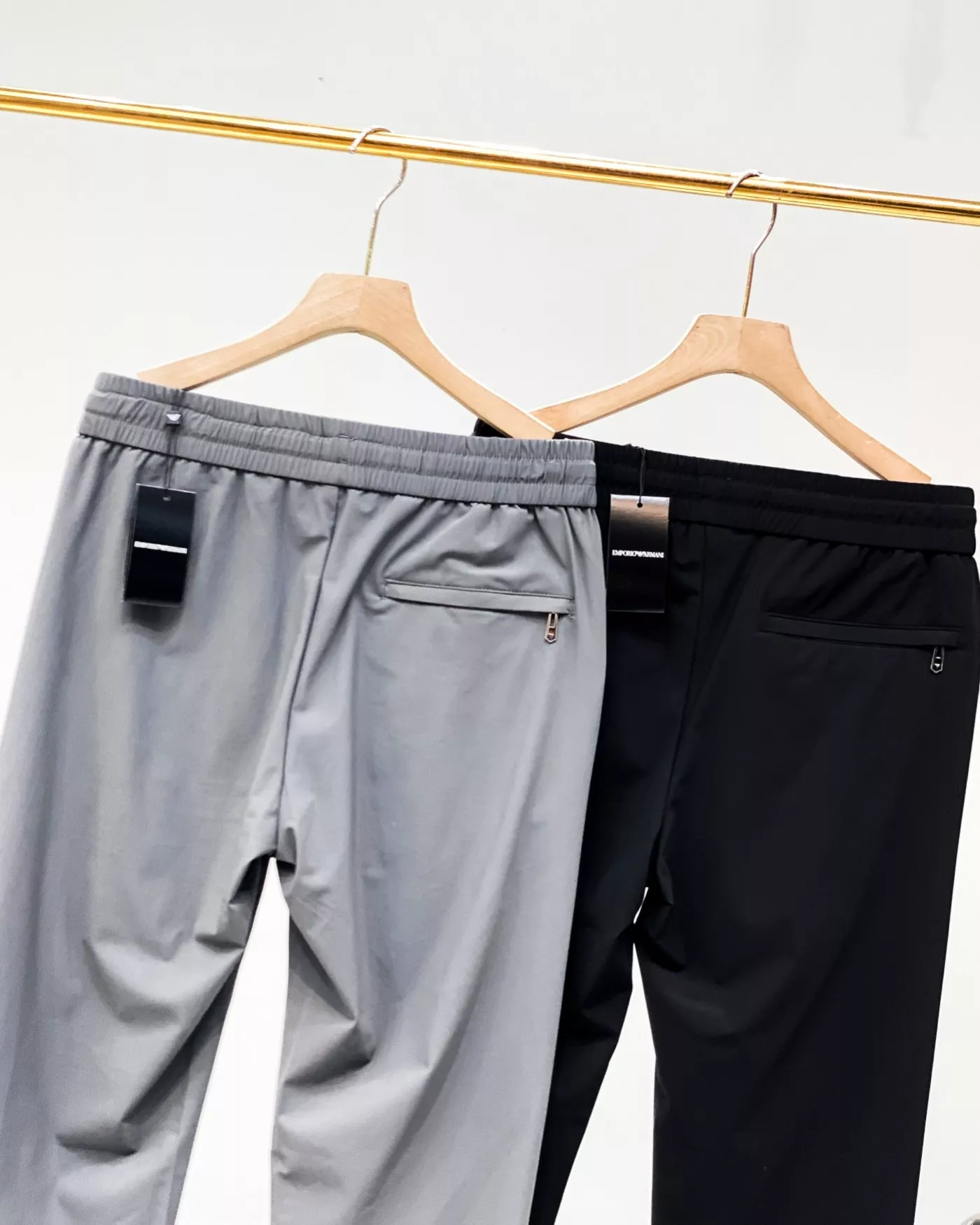 아르마니 남성 드로스트링 스포츠 롱팬츠 상세 이미지 11