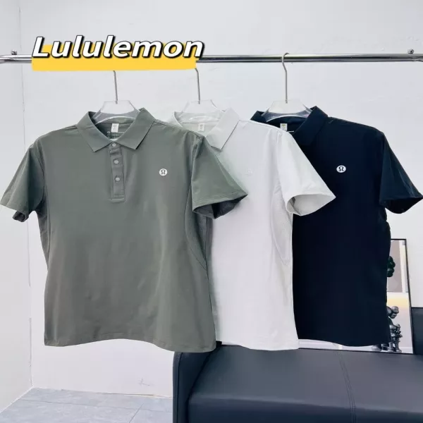 룰루레몬 소로나 기능성 카라 반소매 상의