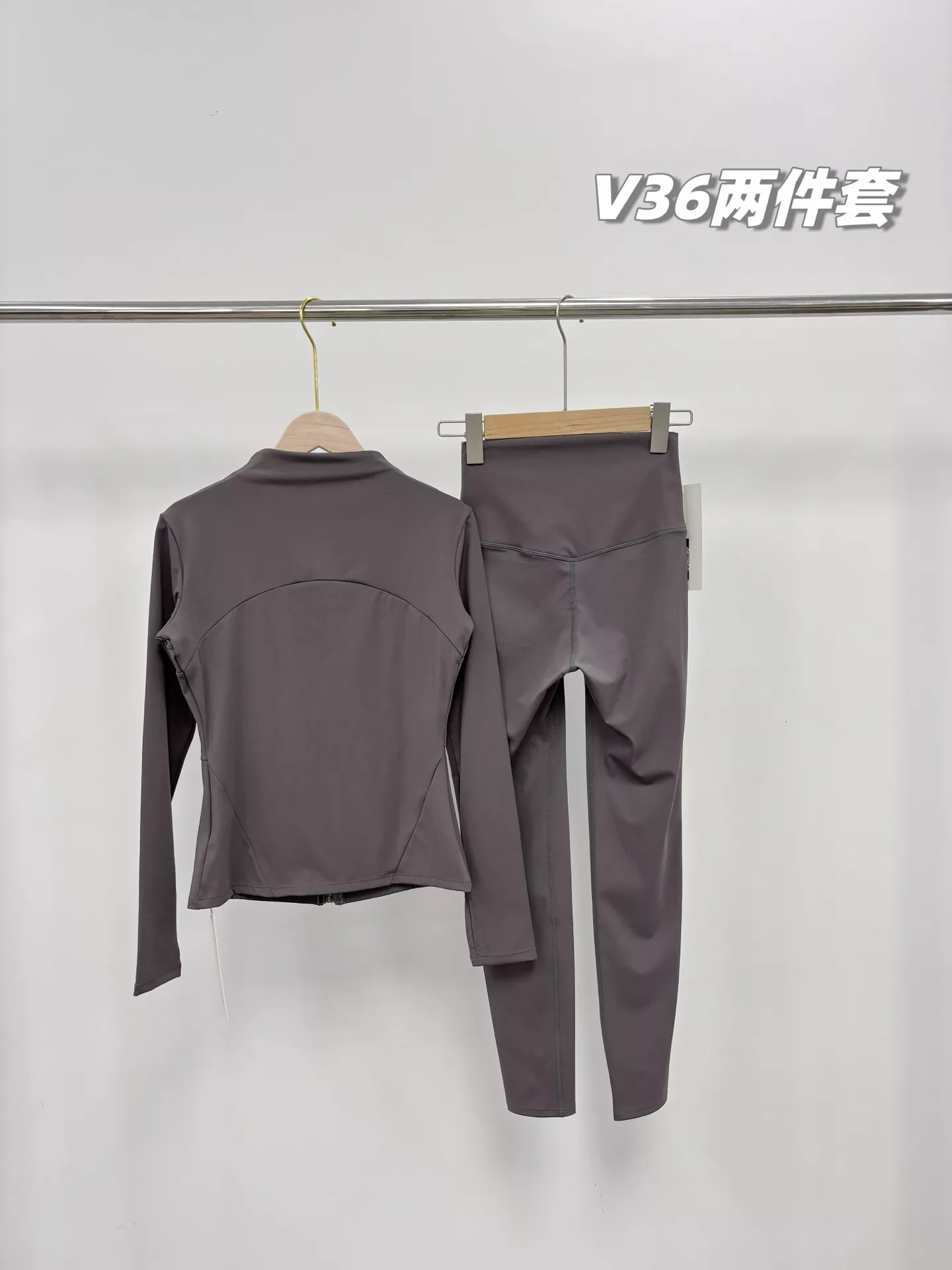 룰루레몬 브이36 집업 재킷 레깅스 세트 상세 이미지 5