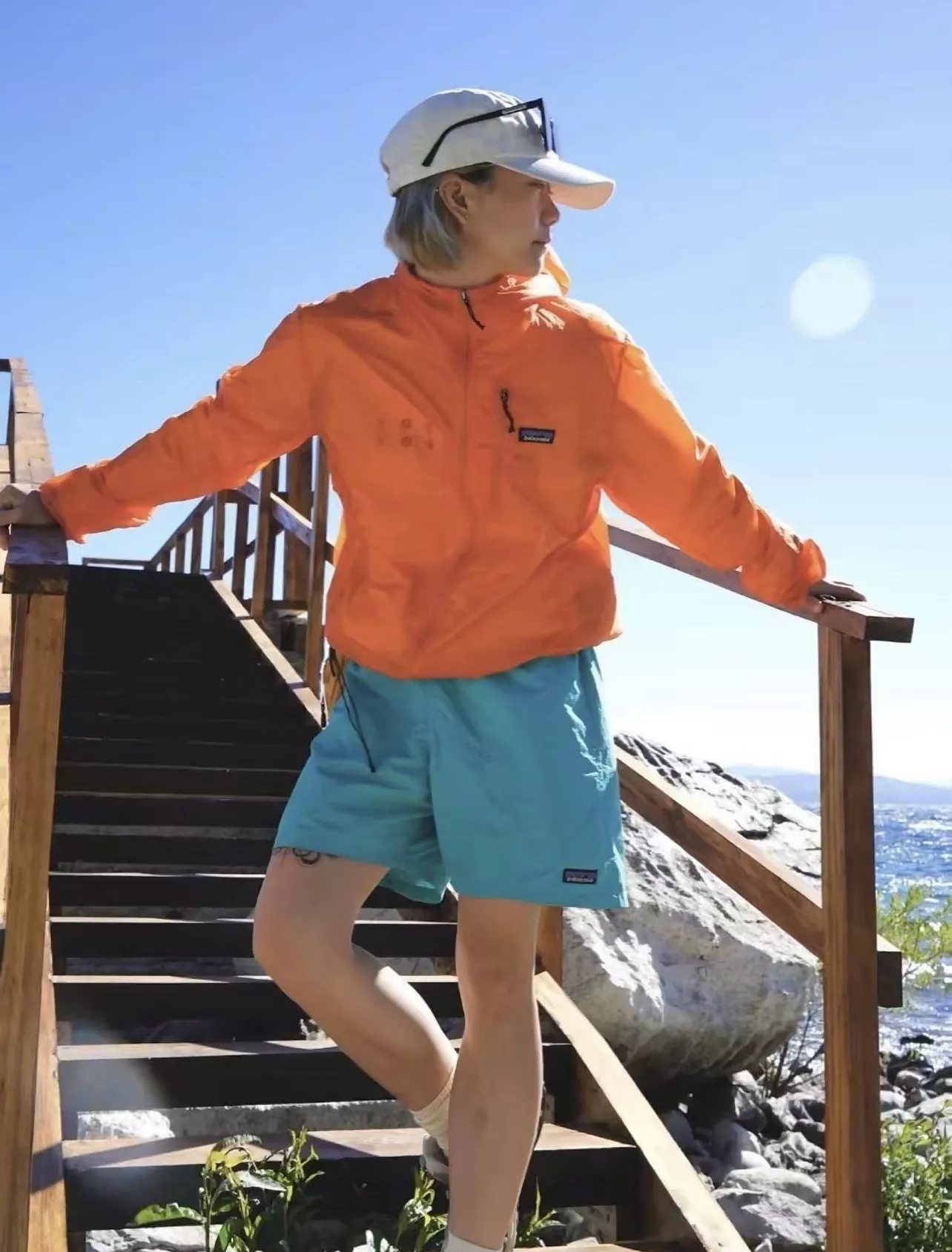 파타고니아 초경량 후드 바람막이 재킷 상세 이미지 44