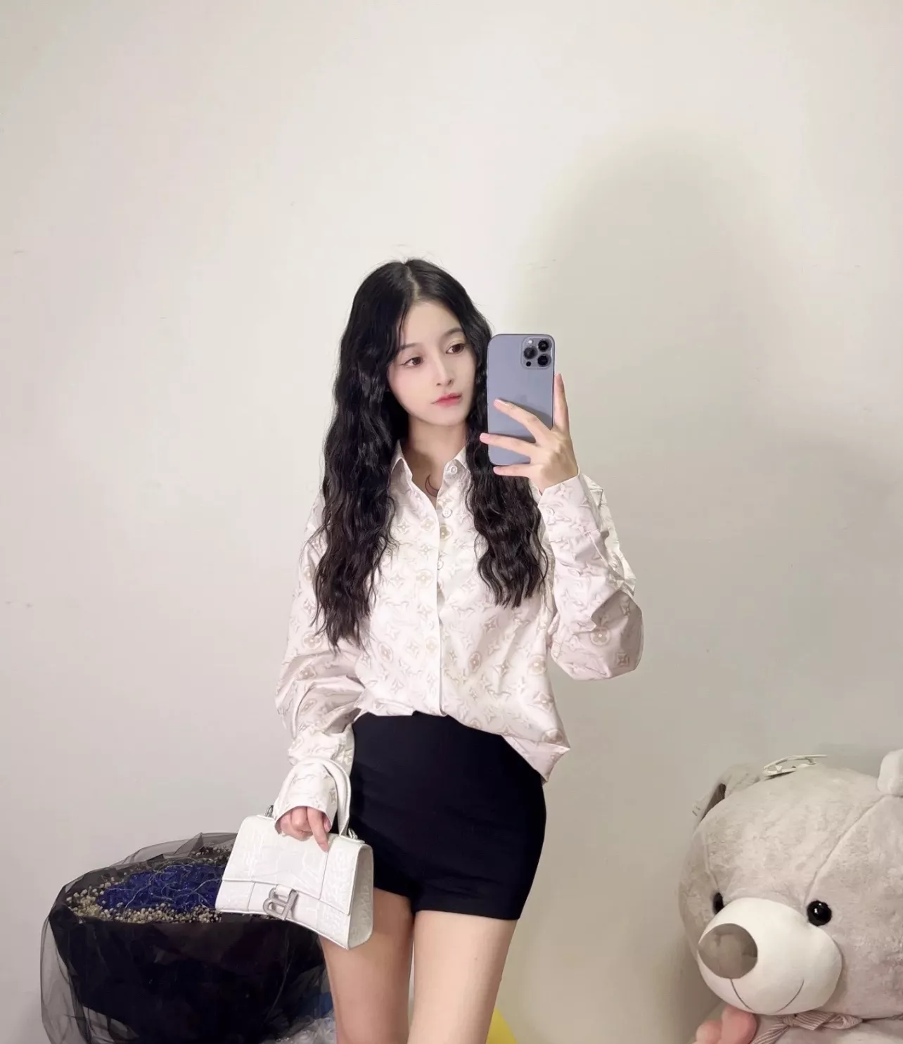 루이비통 사구 모노그램 프린트 셔츠 상세 이미지 17