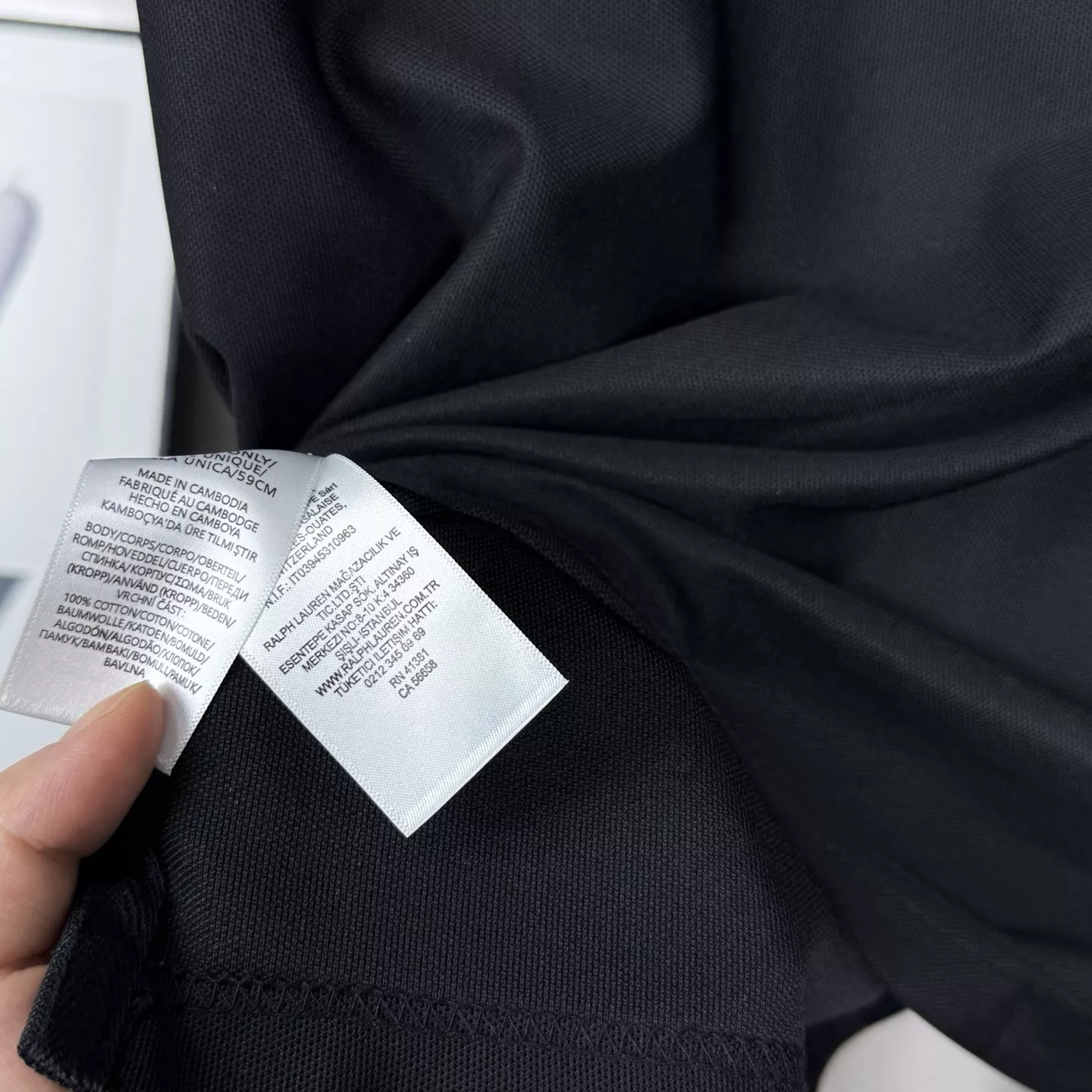 랄프로렌 클래식 자수 로고 반소매 폴로 상의 상세 이미지 8