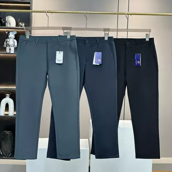 휠라 남성 비즈니스 캐주얼 기모 팬츠