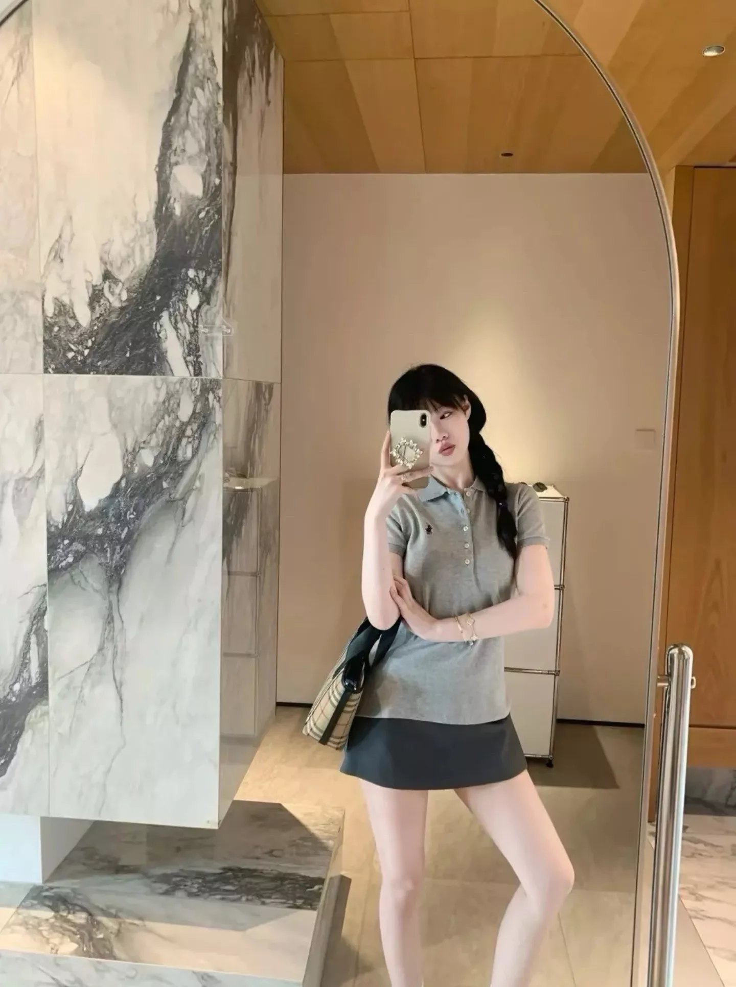 랄프로렌 여성 폴로 반팔 탑 상세 이미지 14