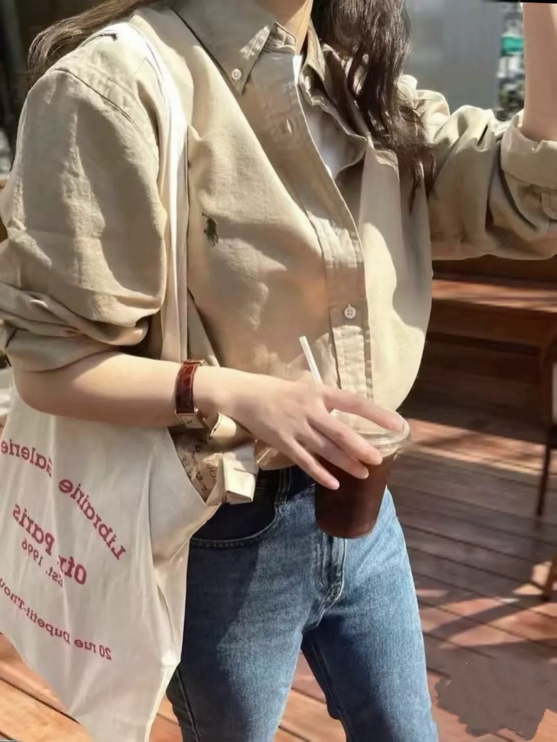 랄프로렌 옥스포드 코튼 포니 자수 셔츠 상세 이미지 40