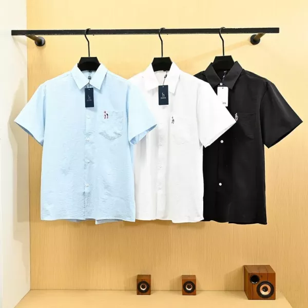 헤지스 남성 캐주얼 반소매 셔츠