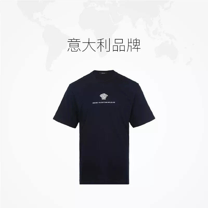 베르사체 메두사 자수 라운드 반팔 상세 이미지 13