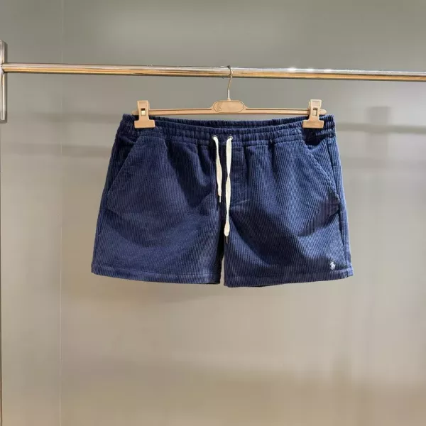랄프로렌 코튼 로고 자수 밴딩 쇼츠