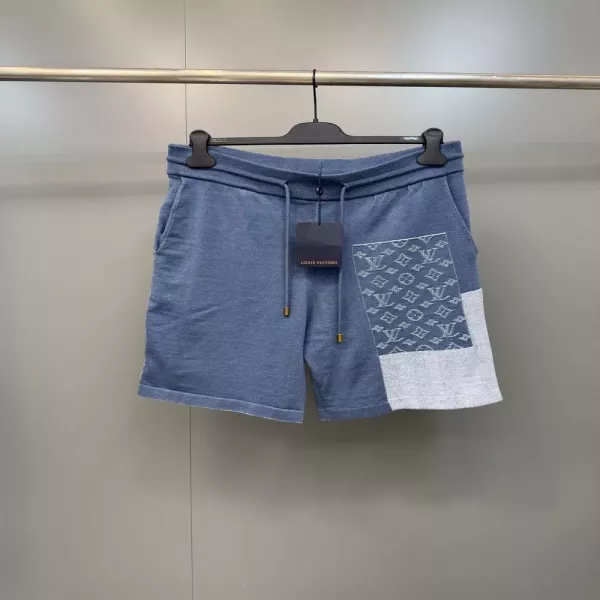 루이비통 모노그램 자카드 배색 니트 쇼츠