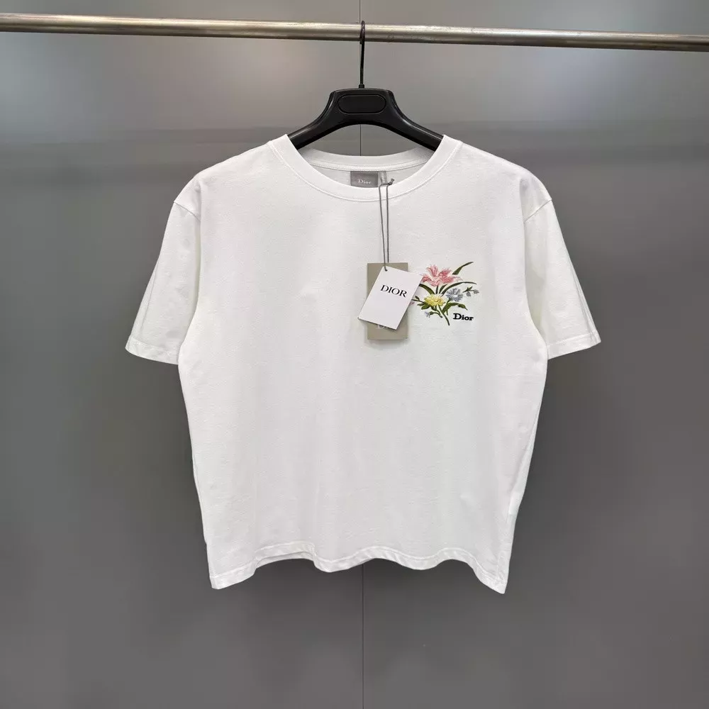 디올 시크릿 가든 프린트 코튼 티셔츠