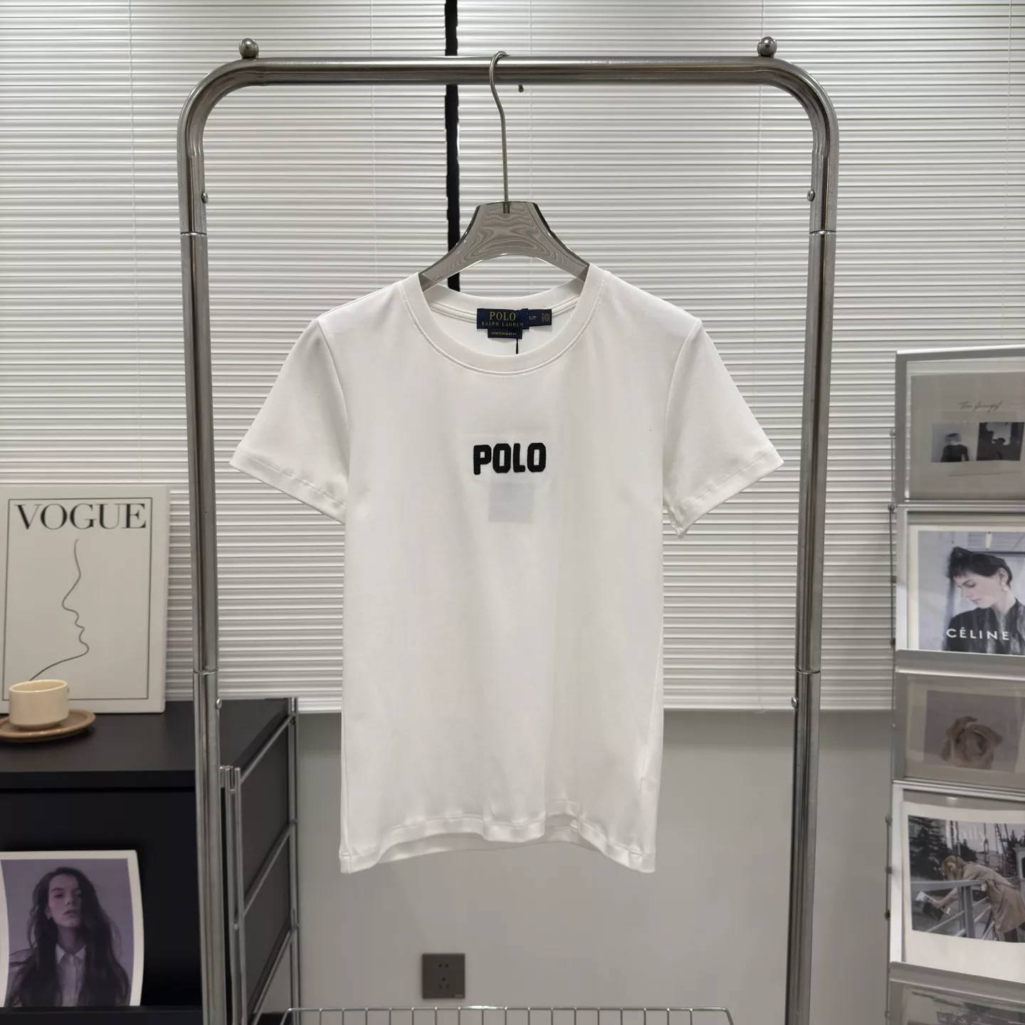 랄프로렌 클래식 로고 라운드 반소매 티셔츠 상세 이미지 2