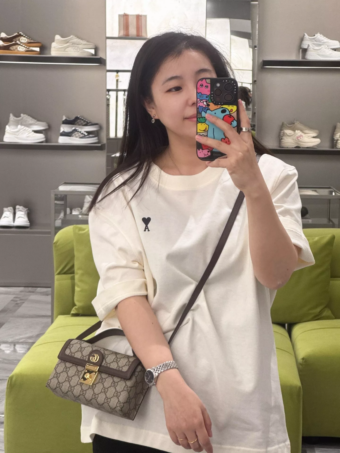아미 ADC 레터링 프린트 티셔츠 상세 이미지 18