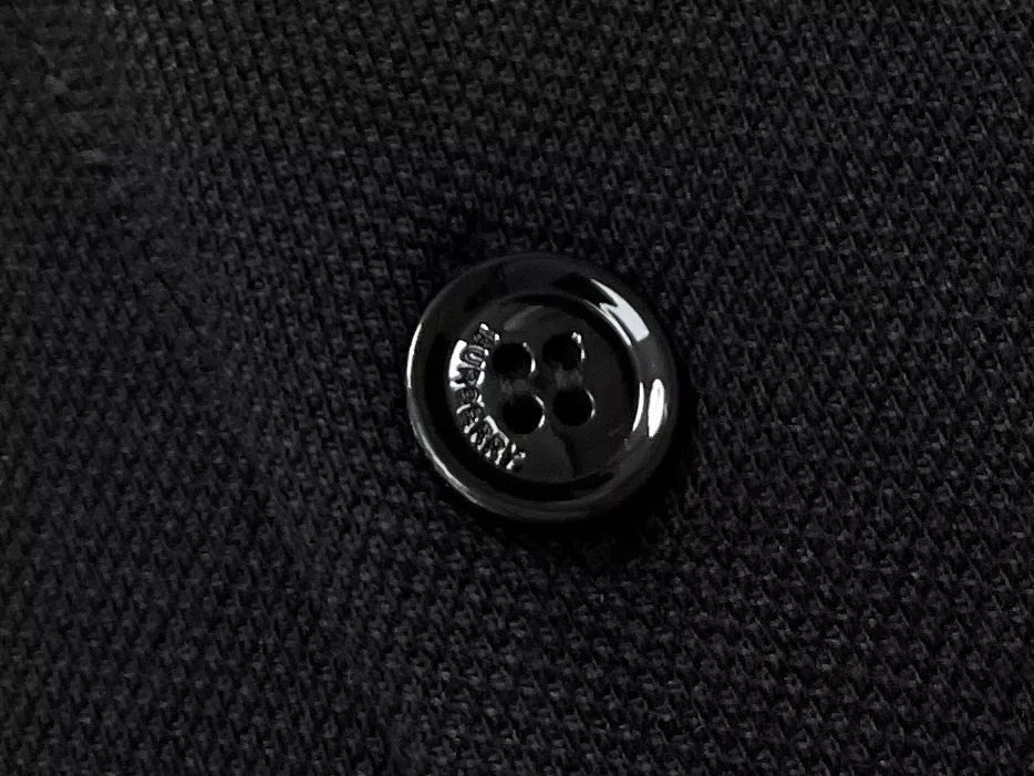 버버리 격자 장식 코튼 폴로 티셔츠 상세 이미지 6