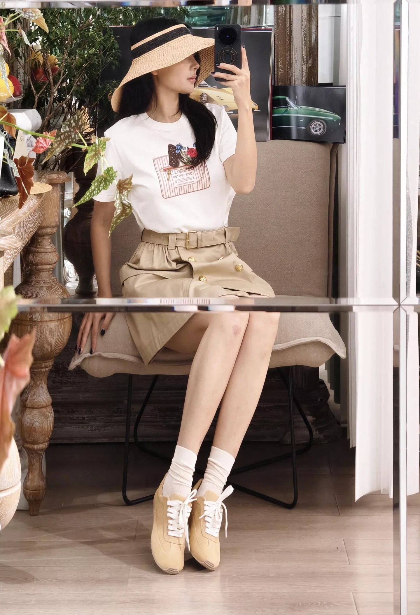 루이비통 네버풀 프린트 티셔츠 상세 이미지 15