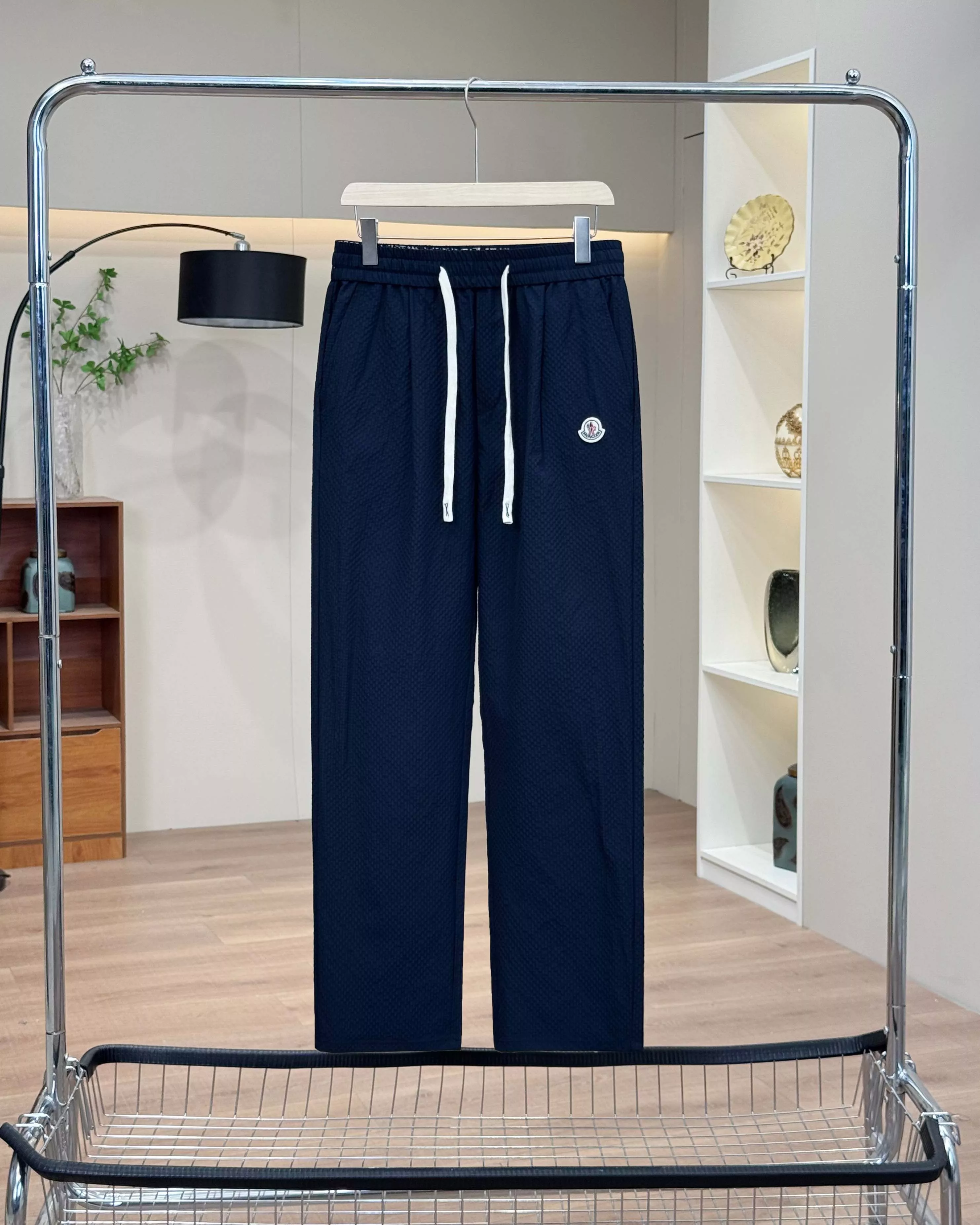 몽클레어 버블 시어서커 속건 와이드 팬츠 상세 이미지 3