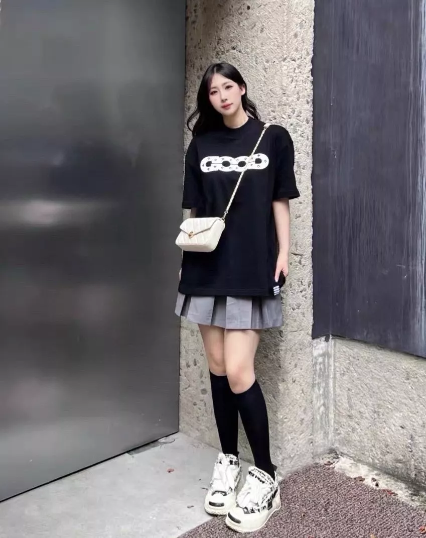 굿브랜드 실리콘 프린트 컬러 스톤 장식 반소매 상세 이미지 20