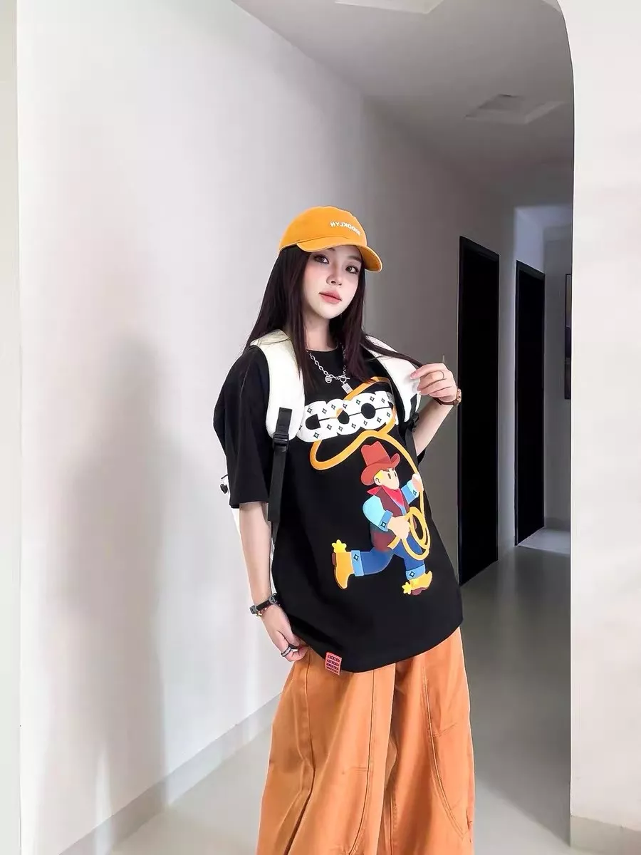 굿브랜드 발포 프린팅 보석 포인트 반소매 탑 상세 이미지 30