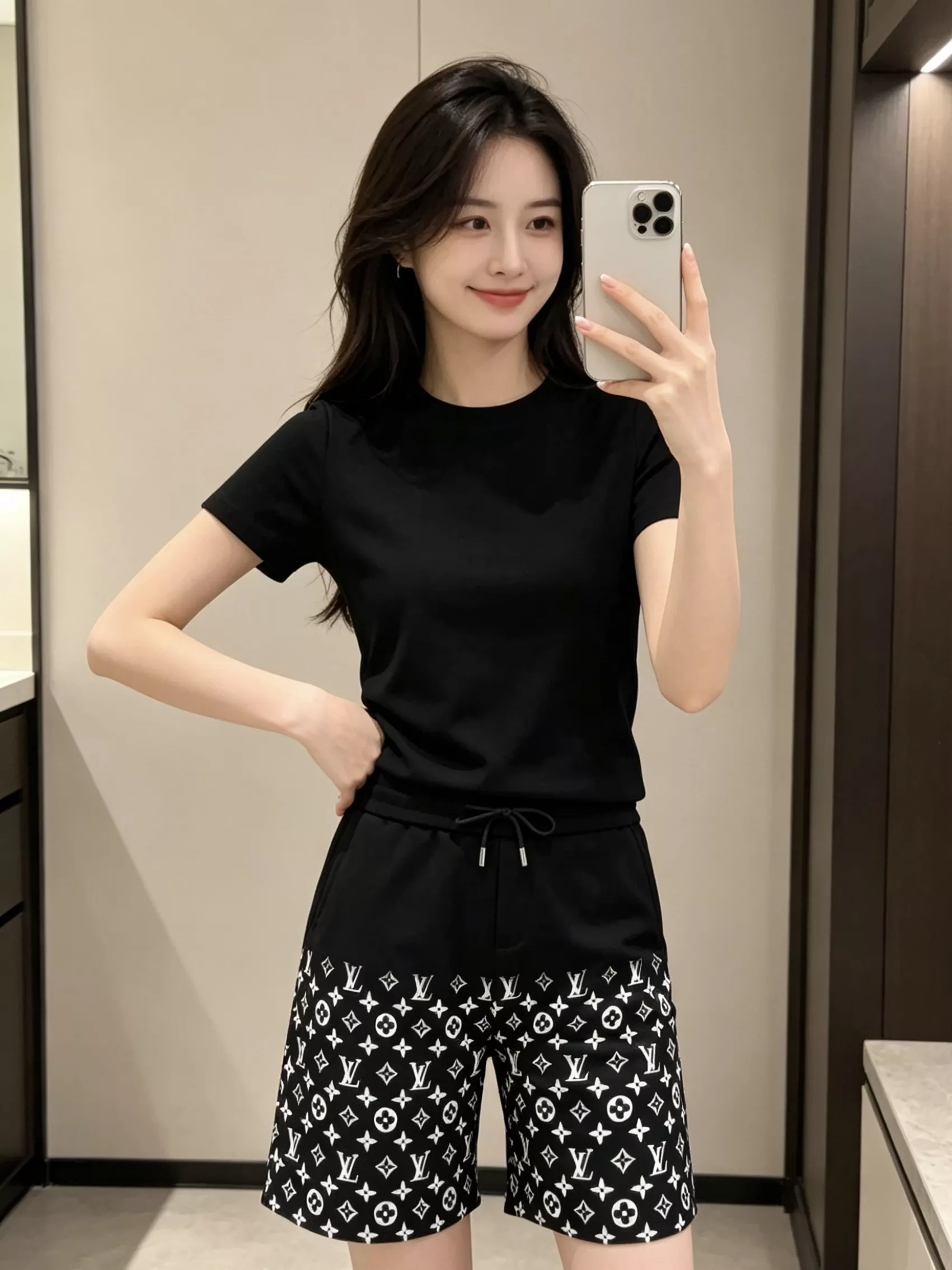 루이비통 모노그램 반폭 패턴 쇼츠 상세 이미지 13