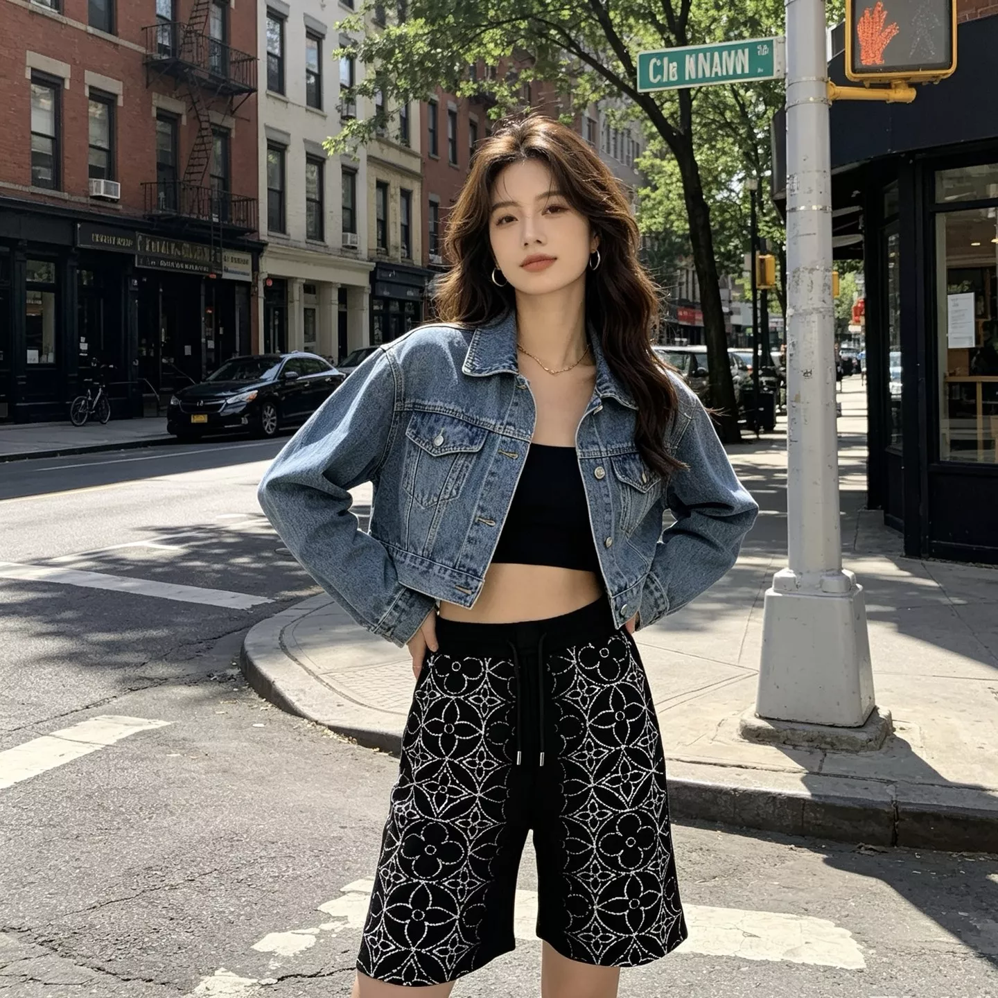 루이비통 바랜 모노그램 프린트 쇼츠 상세 이미지 11