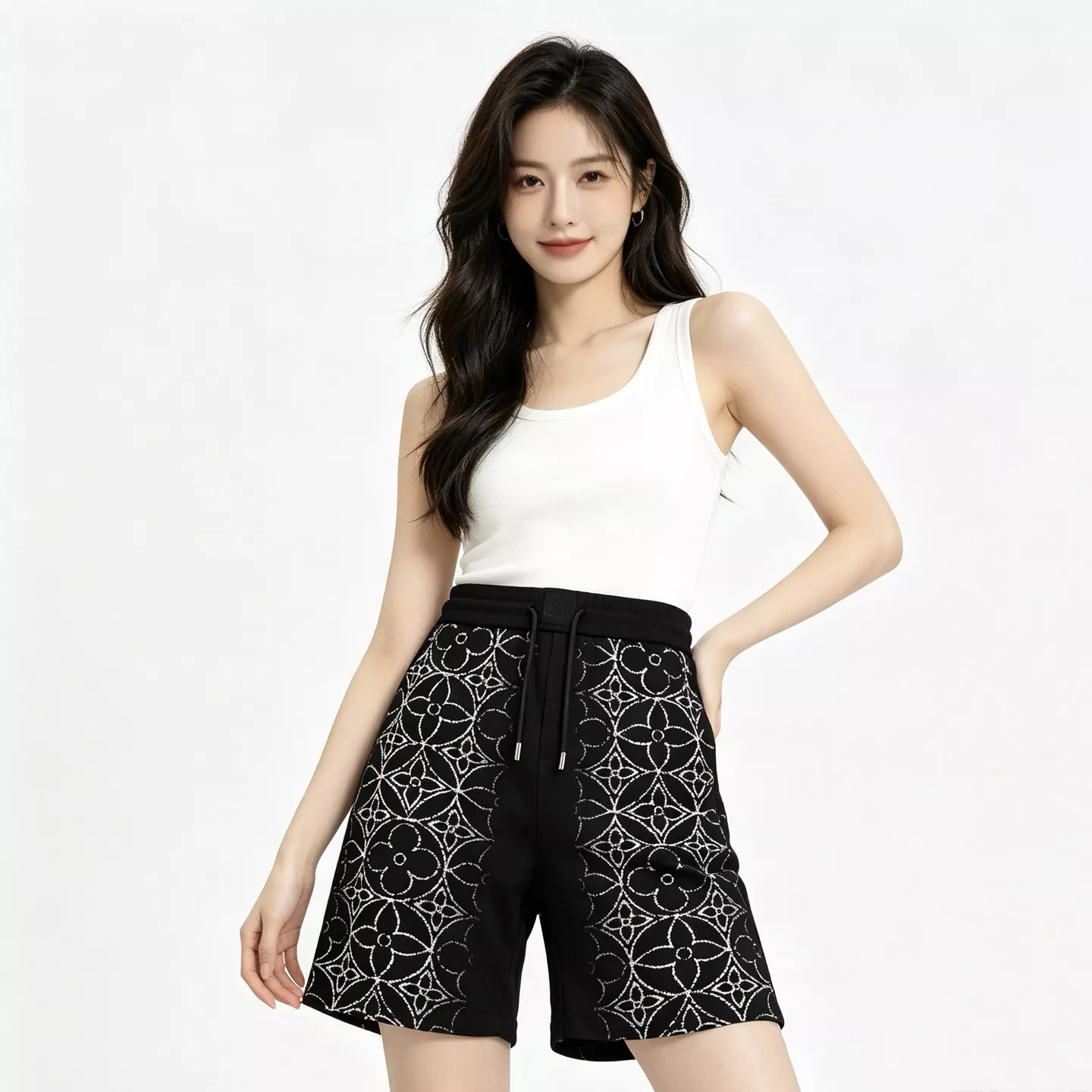 루이비통 바랜 모노그램 프린트 쇼츠 상세 이미지 17