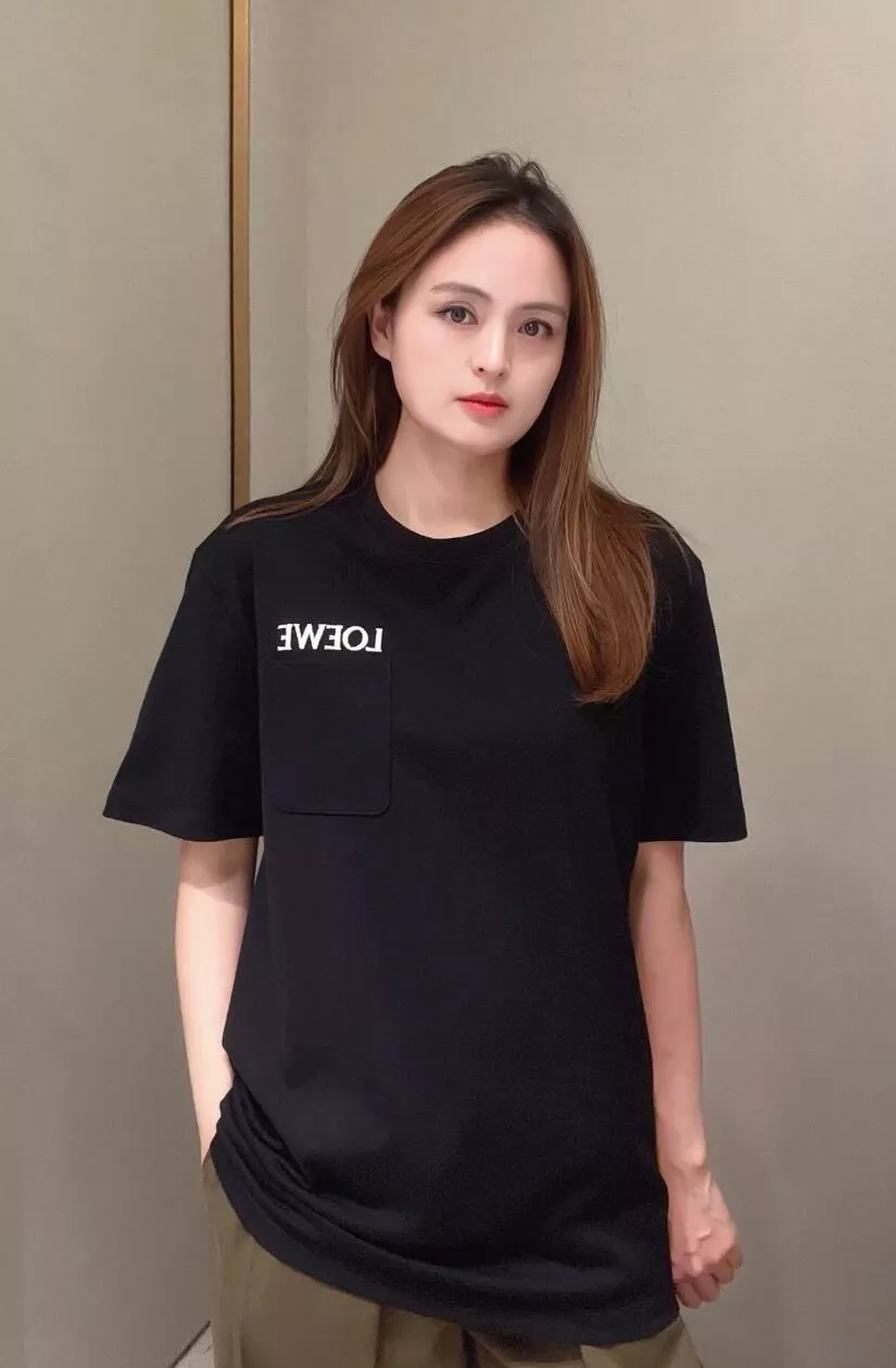 로에베 포켓 자수 로고 반소매 상의 상세 이미지 18