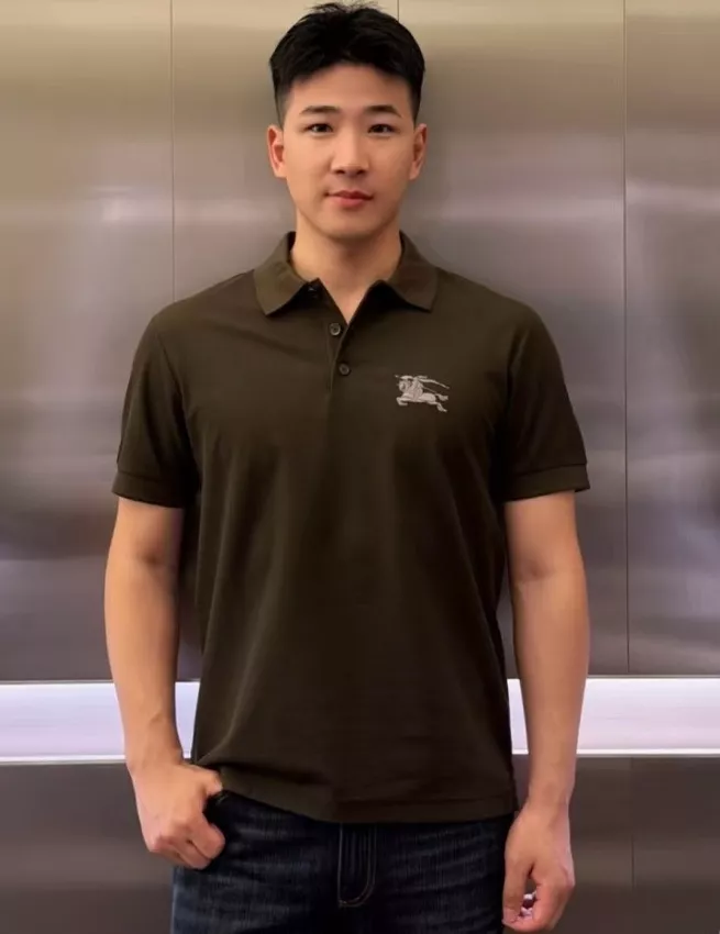 버버리 마상 기사 자수 폴로 반소매 상세 이미지 18