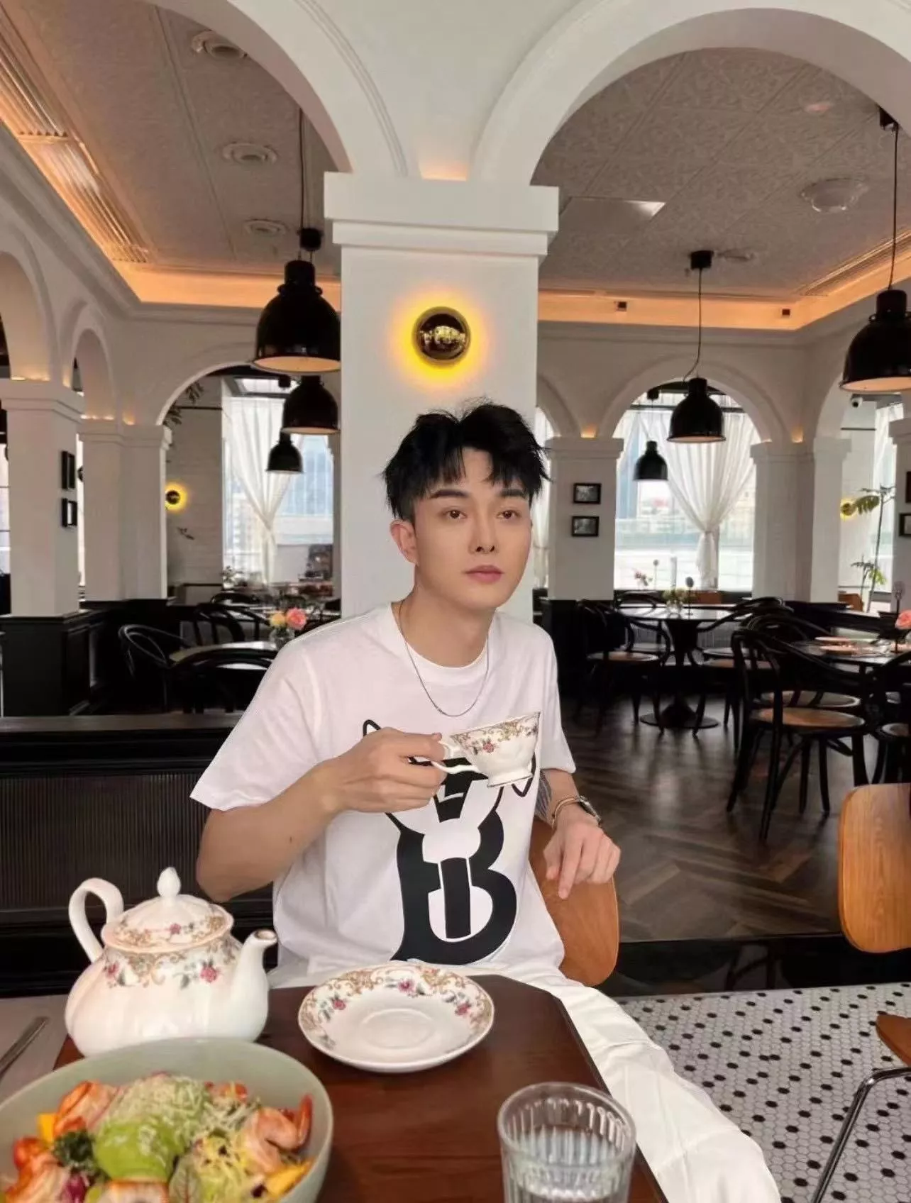 버버리 토끼 레터링 프린트 반소매 상의 상세 이미지 13