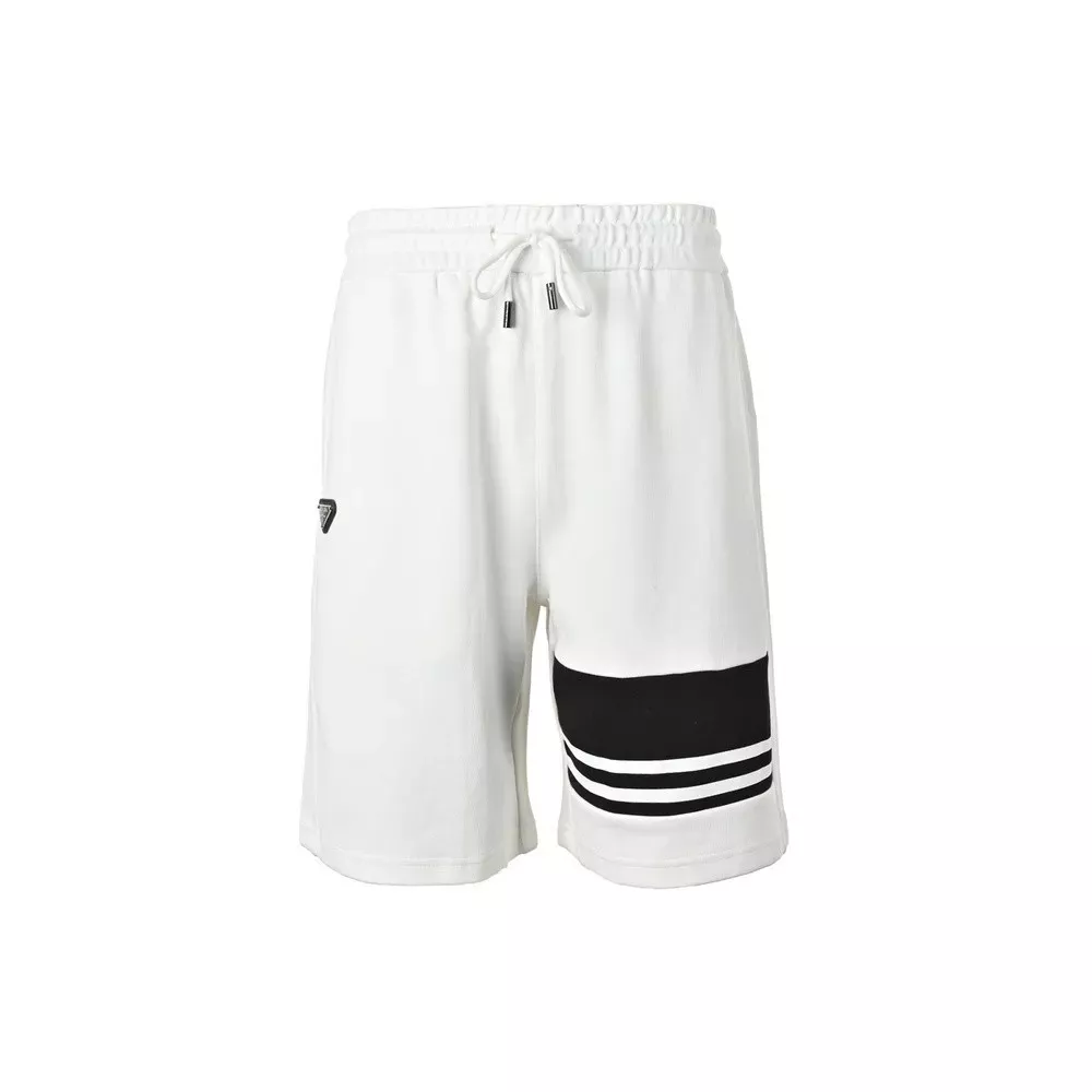 프라다 삼각 로고 스트라이프 배색 쇼츠