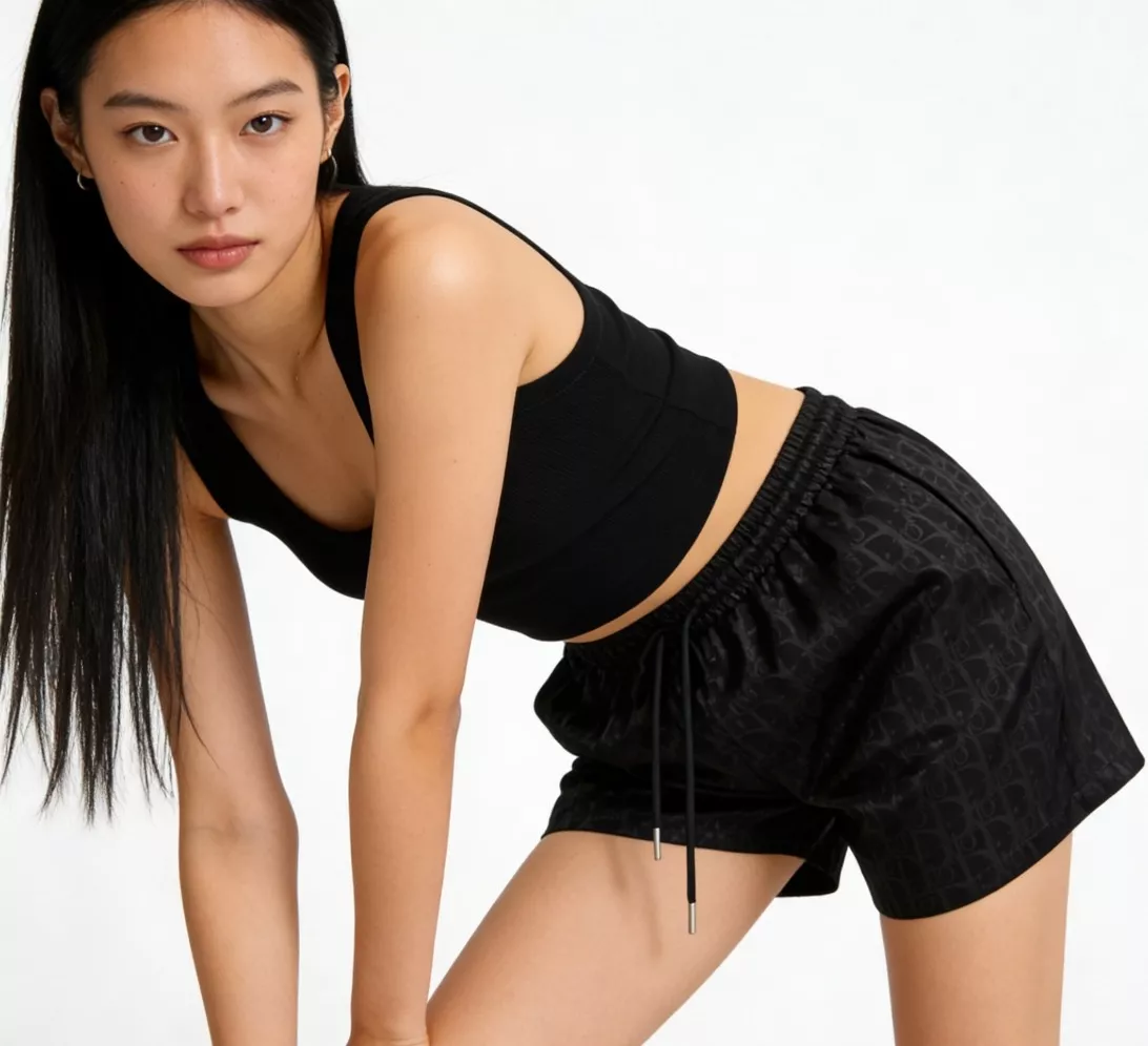 디올 자카드 로고 하프 팬츠 상세 이미지 11