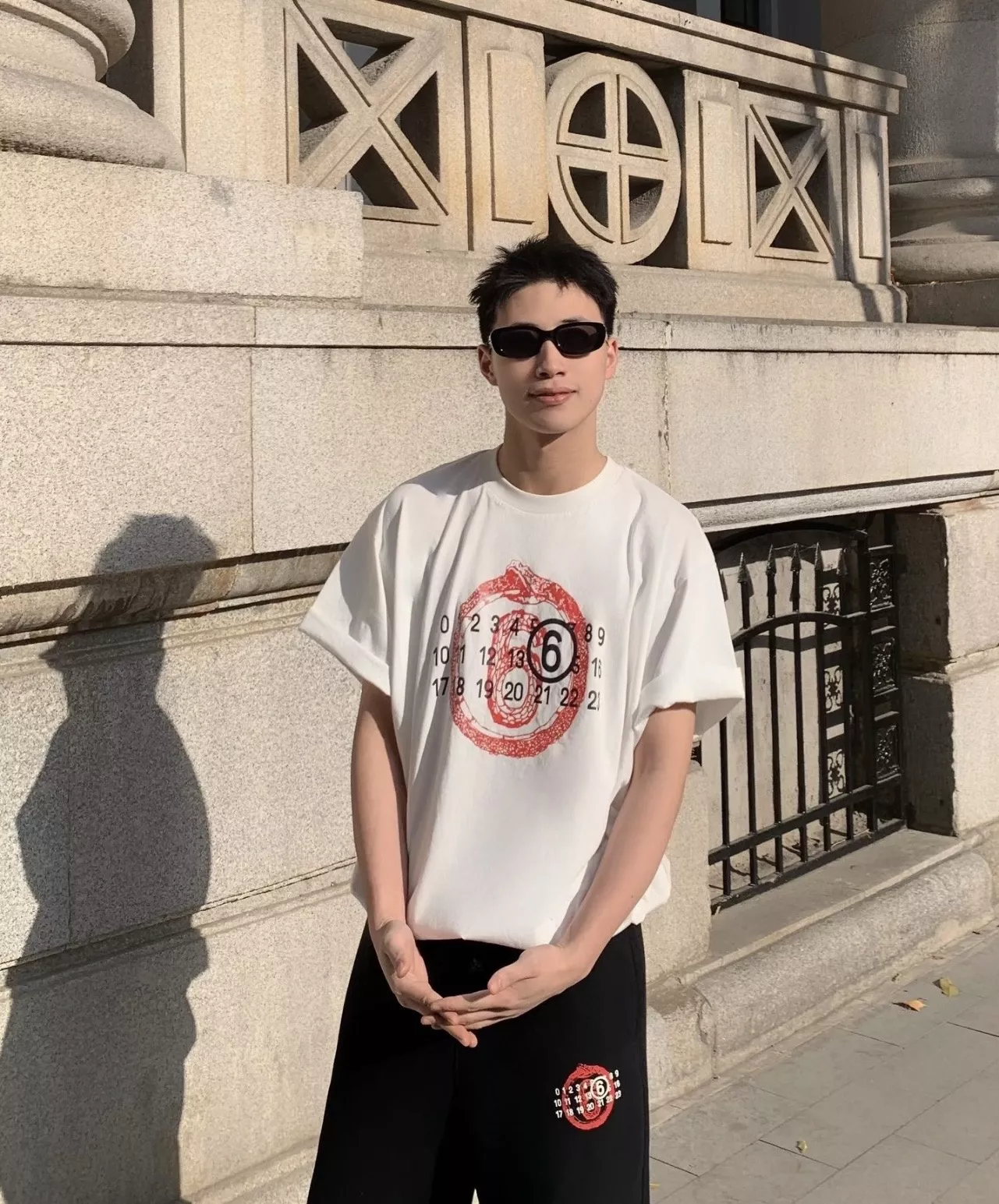 메종마르지엘라 스네이크 프린트 숫자 반팔 티셔츠 상세 이미지 16