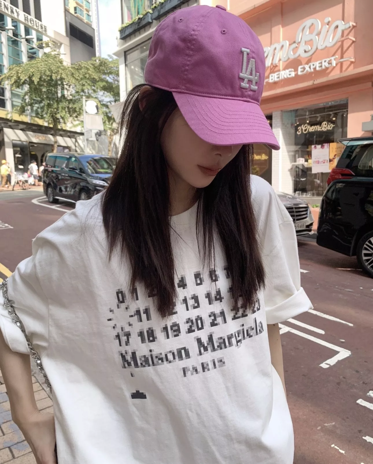 메종마르지엘라 마르지엘라 모자이크 프린트 반팔 상세 이미지 13