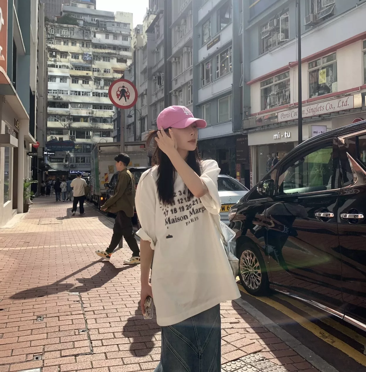 메종마르지엘라 마르지엘라 모자이크 프린트 반팔 상세 이미지 12