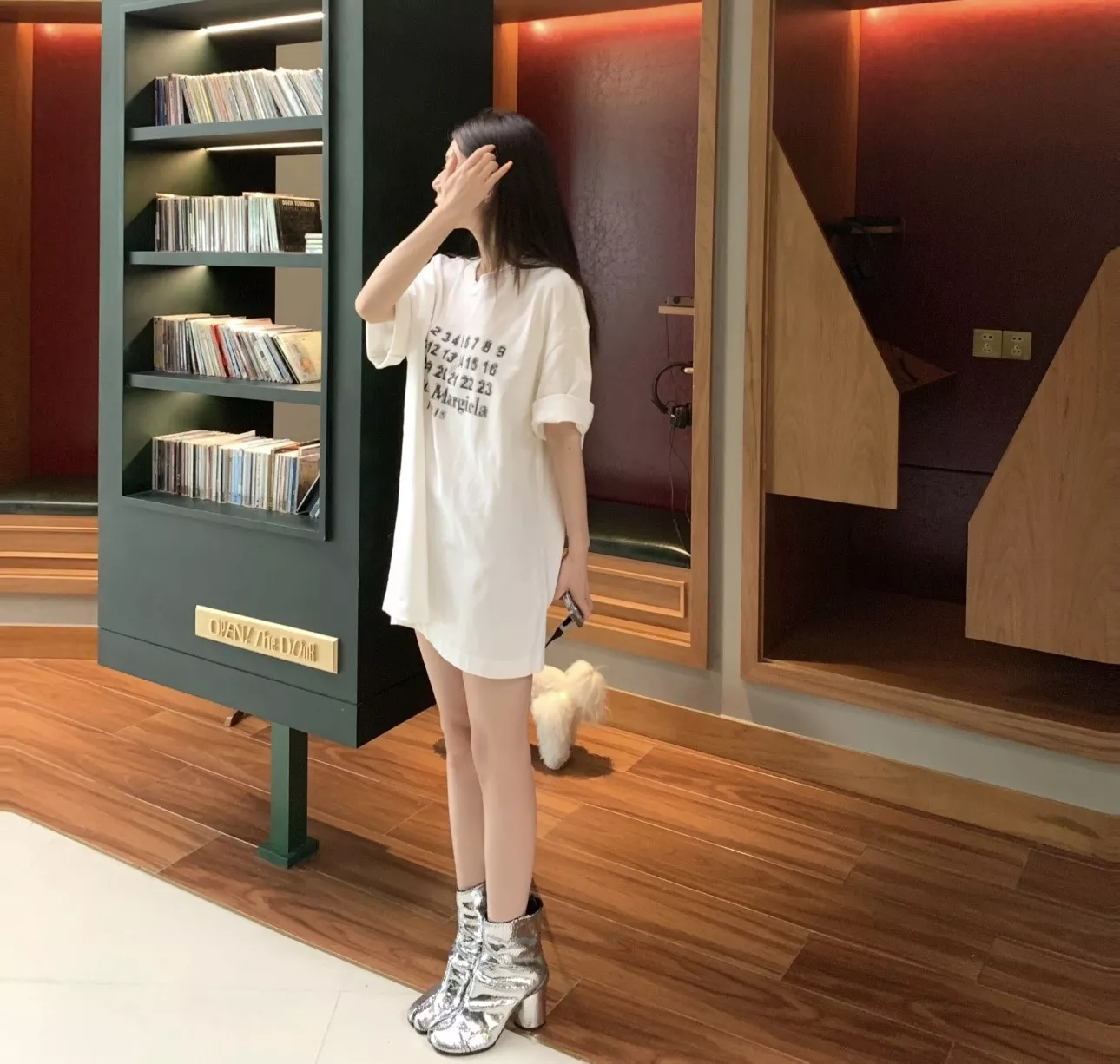메종마르지엘라 마르지엘라 모자이크 프린트 반팔 상세 이미지 14