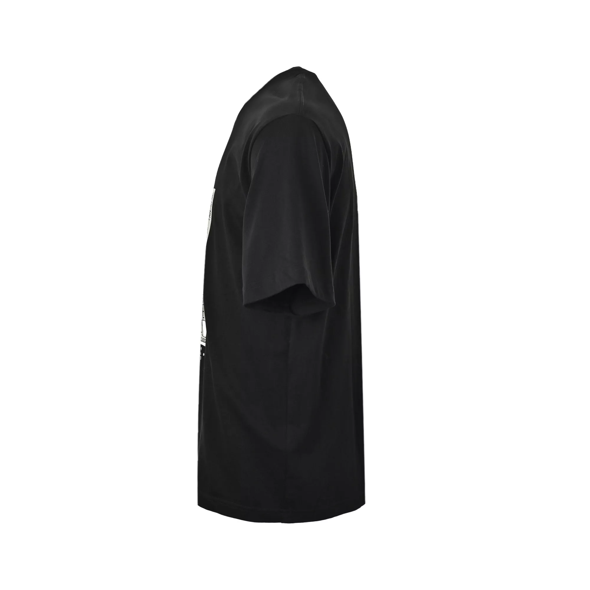 메종마르지엘라 복고 건축 핸드드로잉 프린트 라운드 반팔 상세 이미지 2