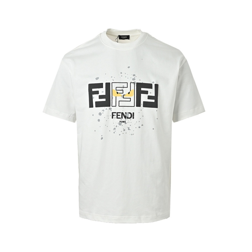 펜디 FF 프린트 몬스터 반팔 탑