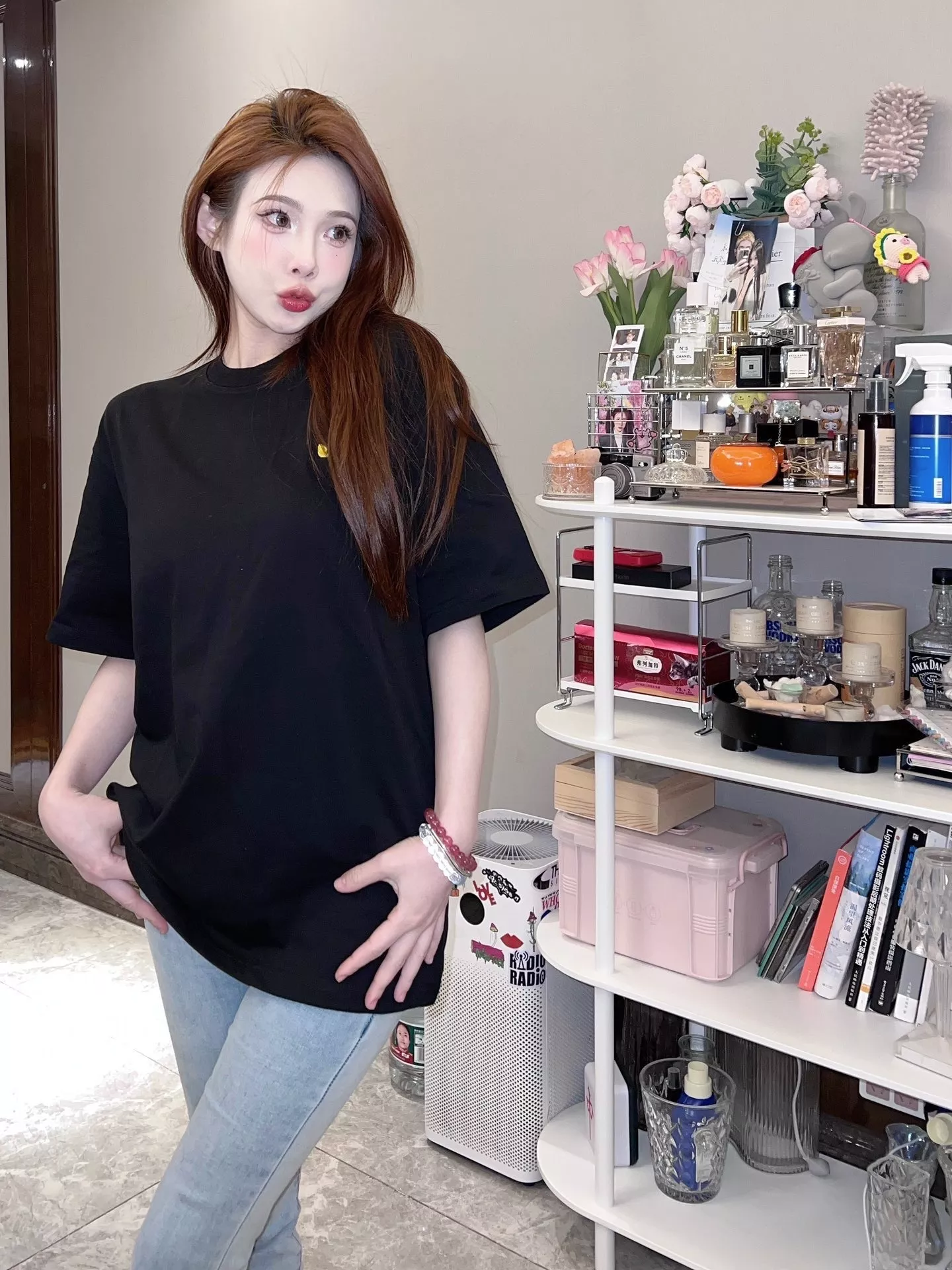 펜디 몬스터 아이 자수 반소매 티셔츠 상세 이미지 16
